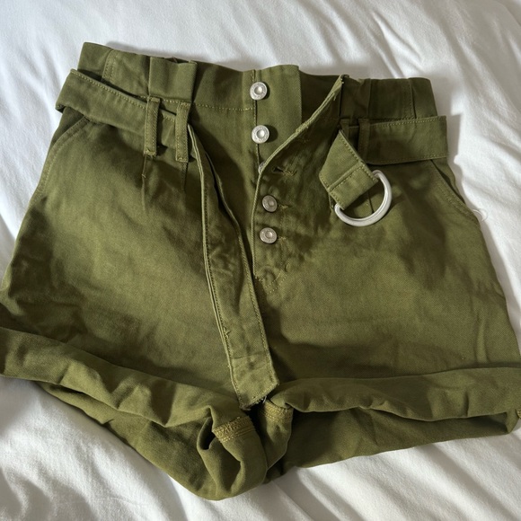 FREE PEOPLE HIGH WAISTED SHORTS - Picture 4 of 5